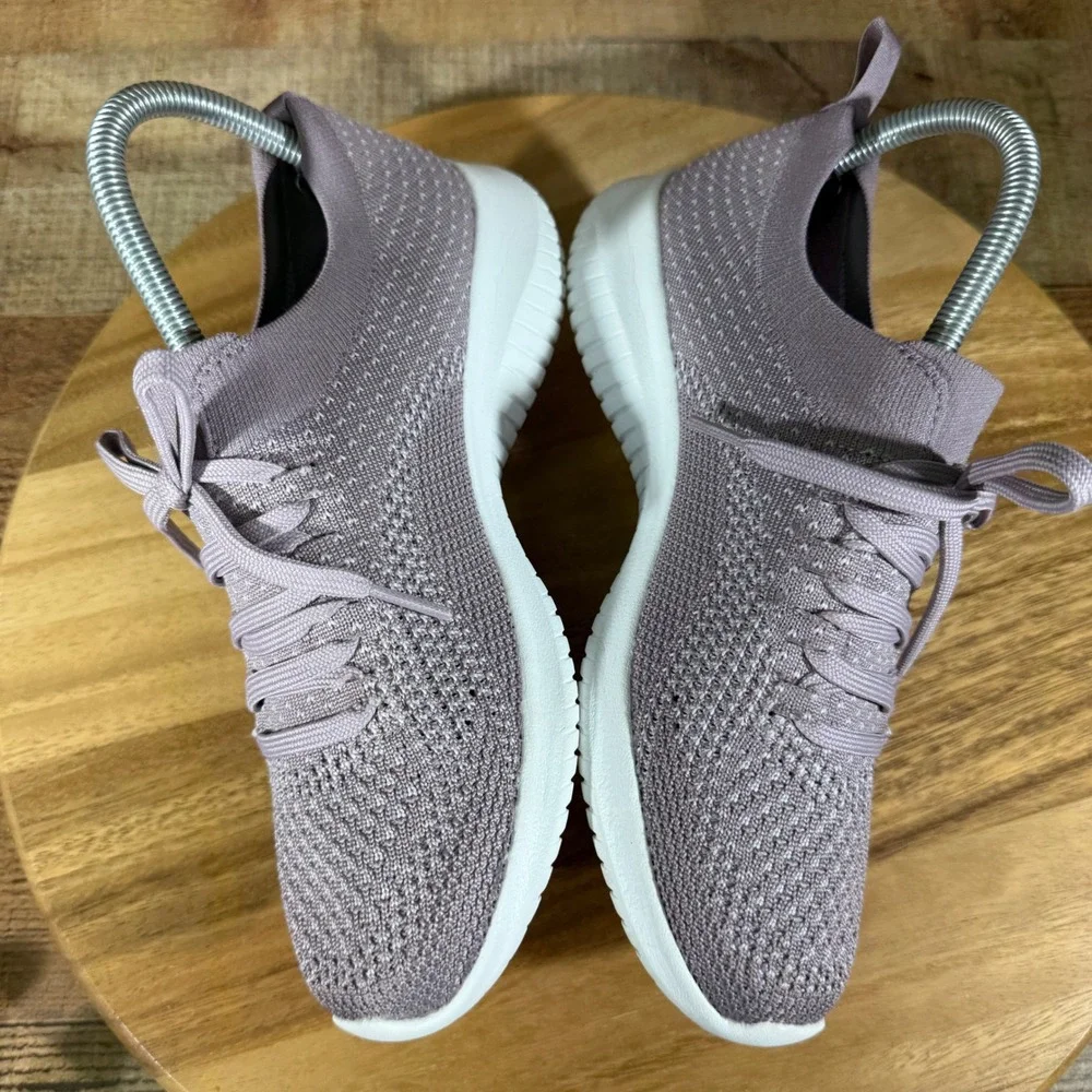 Skechers Sneaker Womens 7.5 Purple Ultra Flex Statements 56067R Memory Foam Knit